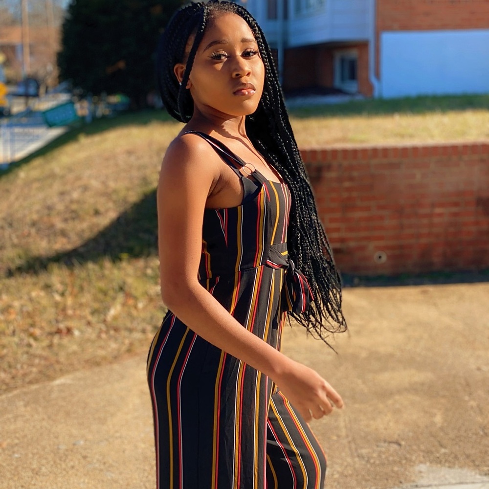 Wide leg jumpsuit